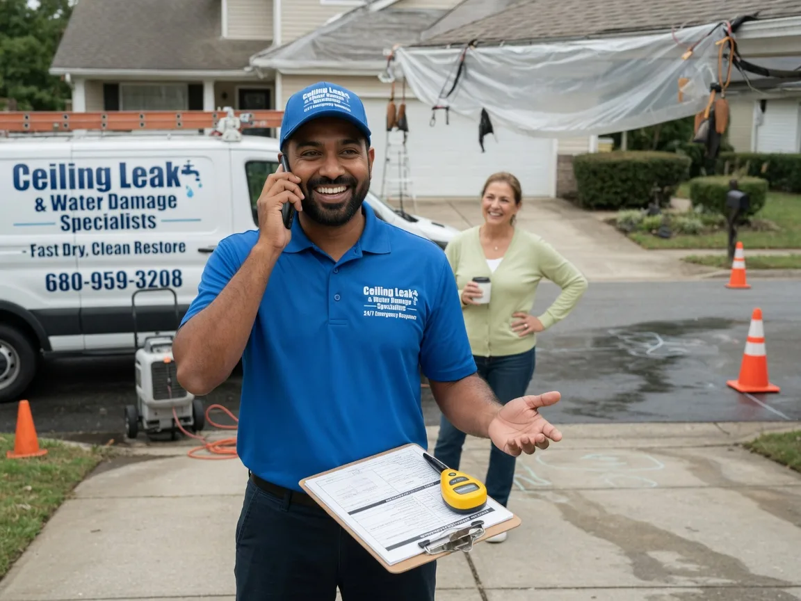 Ceiling Leak Cleanup Shannock, RI FAQs